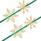 500 Yards Green Crimped Curling Ribbon Shiny Metallic Balloon Roll for Gift Box Wrapping Ribbon Florist Flowers Decoration,Church Stage Design,Party Decorations, Festival Art Craft Decor